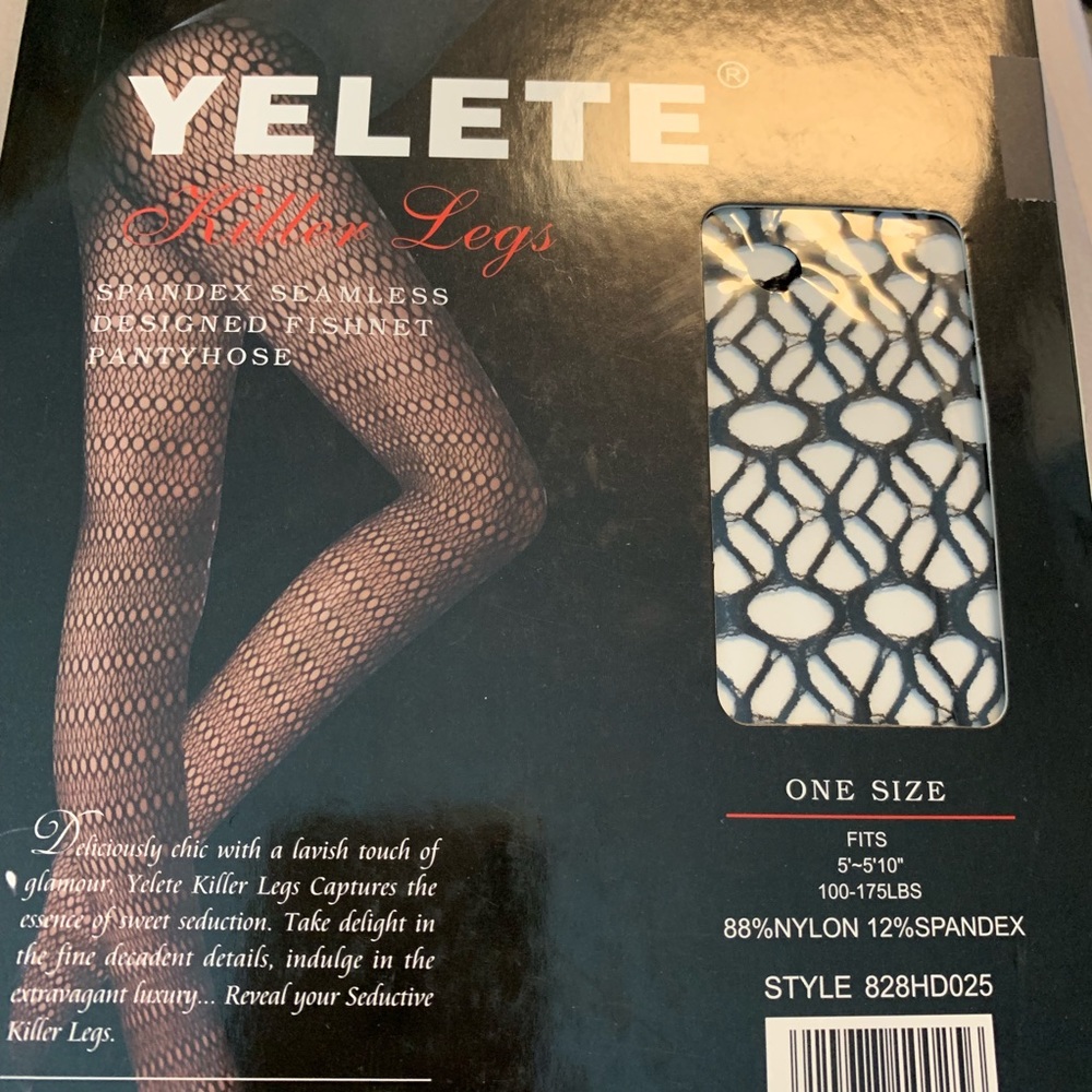 Yelete Killer Legs Fishnet Pantyhose - NEW